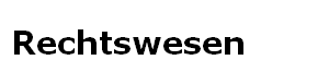 Rechtswesen